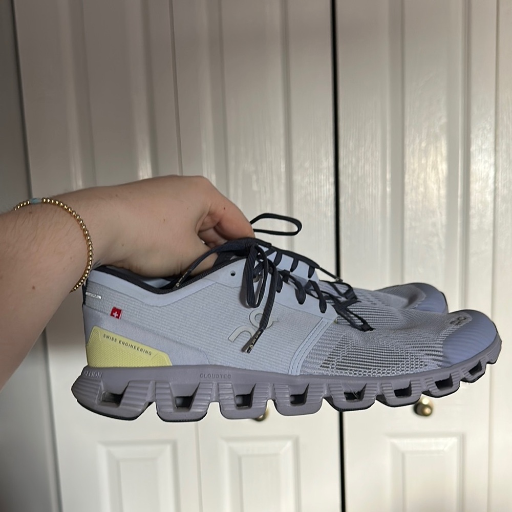 ON Women’s Gray Purple Athletic Shoes